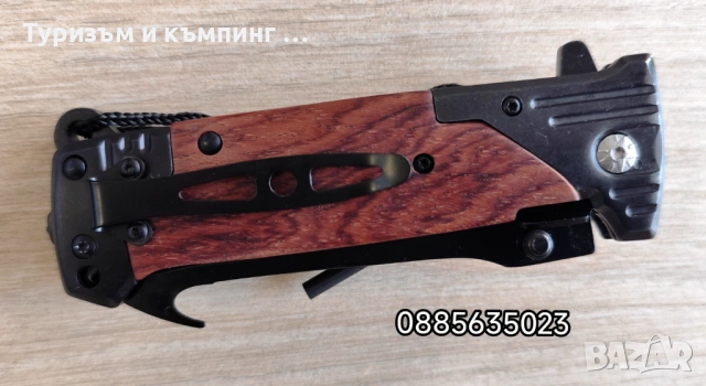 Сгъваем нож магнезиева запалка, снимка 6 - Ножове - 53035845