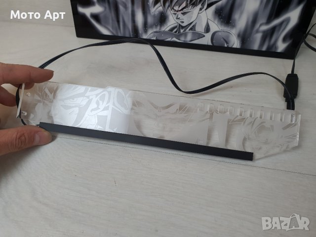 2х Подсветка за Компютър Гоку Лед Анимация Драгон Балл Супер, снимка 4 - Други - 39434274