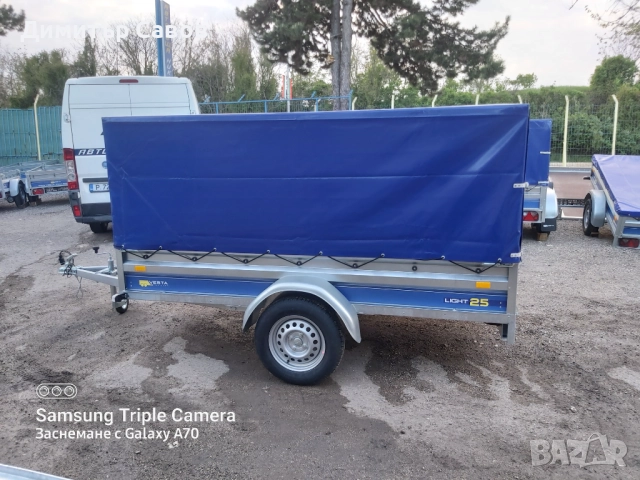 Туристическо, самосвално ремарке VESTA LIGHT 25 с брезент и шпригли Н120, снимка 5 - Ремаркета - 52165065