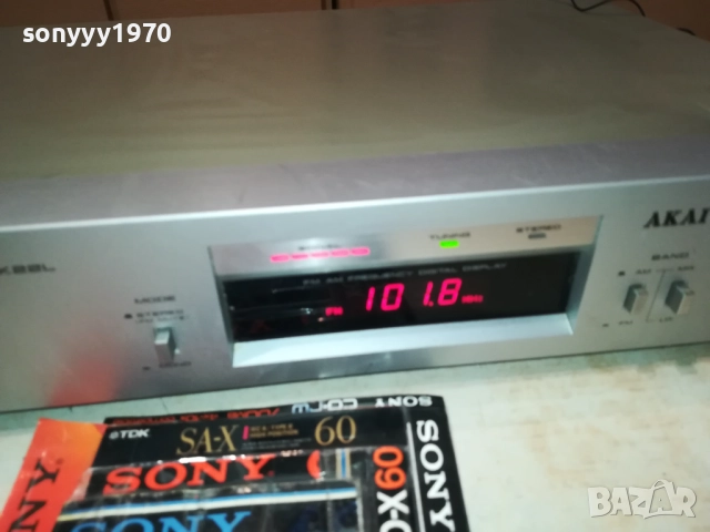 AKAI AT-K22L TUNER-MADE IN JAPAN 3011251303, снимка 2 - Ресийвъри, усилватели, смесителни пултове - 52591503