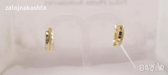 Нови Златни обеци-1,47гр/14кр, снимка 2 - Обеци - 49342087