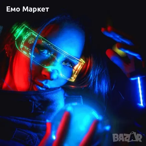 Светещи Parti Led очила , снимка 4 - Лед осветление - 48493624