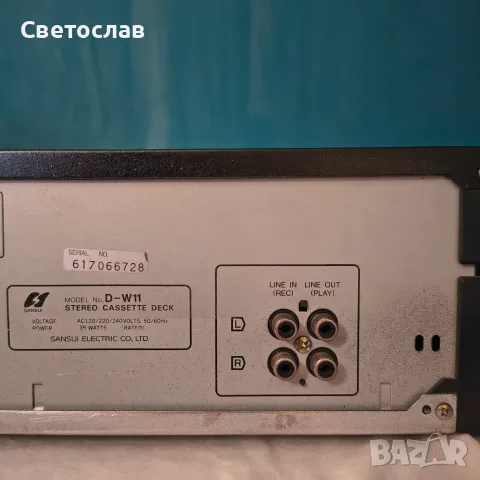 SANSUI D-W11 касетъчен дек, снимка 8 - Декове - 56106064