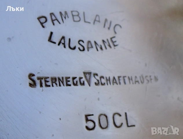 Швейцарска посребрена кана за кафе. , снимка 10 - Антикварни и старинни предмети - 52674489