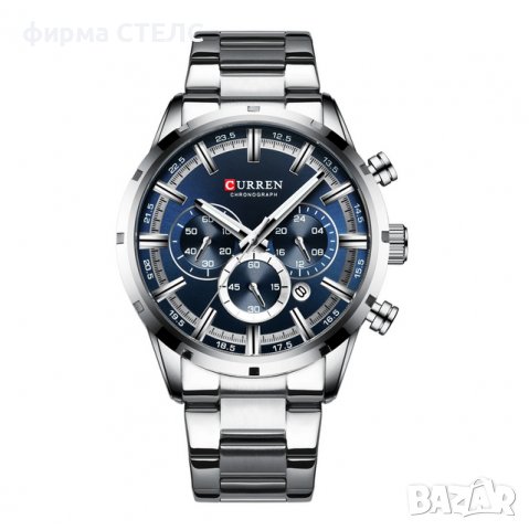 Мъжки часовник Curren Tattum, Хронограф, Неръждаема стомана