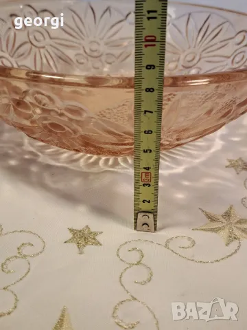 стъклена купа за плодове 14/1, снимка 5 - Декорация за дома - 49396910