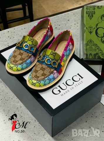 мокасини от естествена кожа gucci , снимка 6 - Дамски ежедневни обувки - 51312463