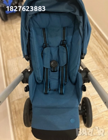 Количка Cybex Balios S Lux и кош за новородено Cot S 2в1 River Blue, снимка 6 - Детски колички - 50620426