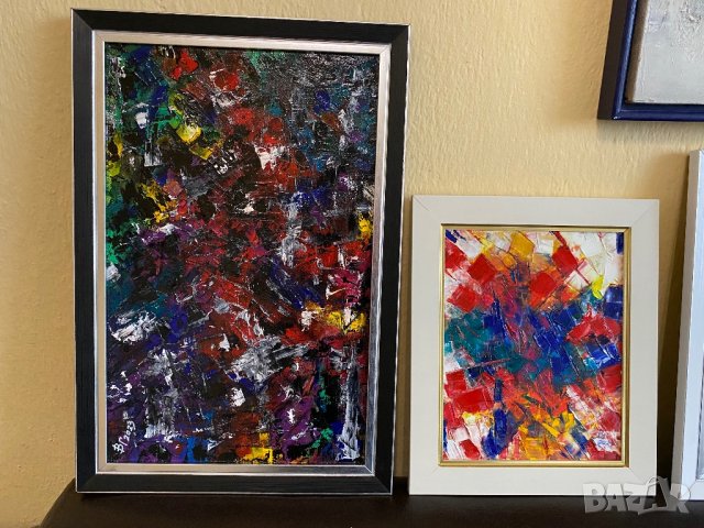 Авторска картина маслени бои с рамка, снимка 3 - Картини - 41529807