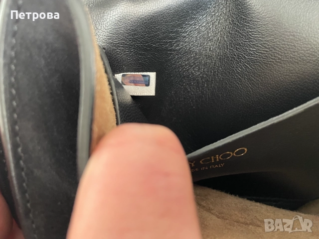 Jimmy Choo кожена чанта Оригинал , снимка 10 - Чанти - 51538019