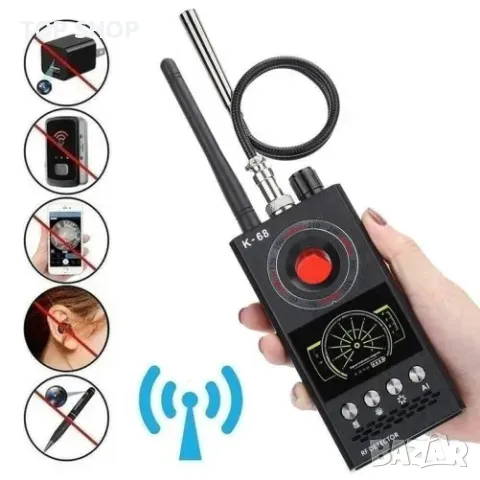 iUni K68 професионална шпионска камера и детектор за микрофон, снимка 6 - Друга електроника - 48743654