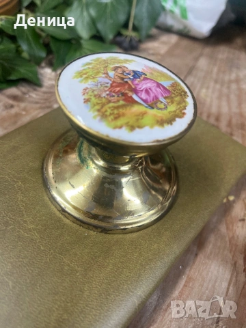 За любителите на романтиката💗  Винтидж стенна закачалка с порцеланови, снимка 8 - Декорация за дома - 53332160