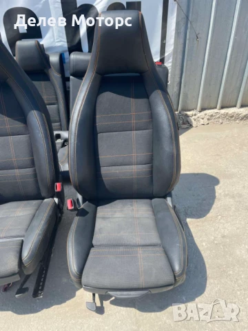 Кожени седалки, салон за Mercedes CLA 180 W117 Sport двигател 270910, 1.6i 122 кс., 6 ск., 165 000км, снимка 8 - Части - 50810556
