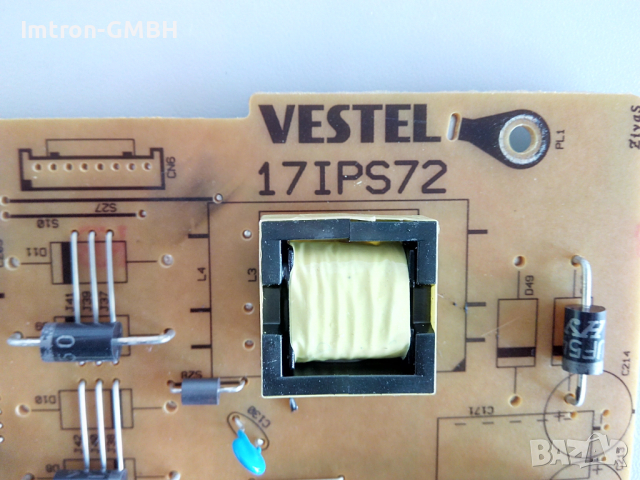 Захранване Power Supply Board VESTEL 171PS72 - ОК ODL40650/ODL49650/ODL50650/ODL55650, снимка 2 - Части и Платки - 36466135