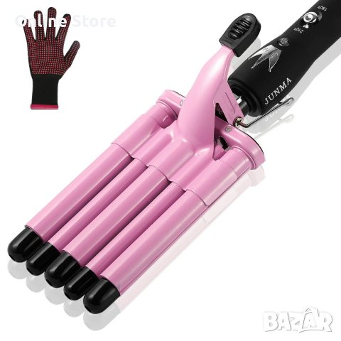 Тройна ретро преса за къдрене, снимка 7 - Преси за коса - 42630226