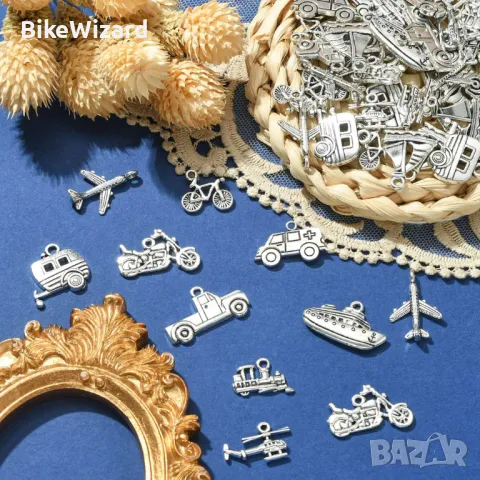 DanLingJewelry 100 бр. 10 стила тибетски стил Висулки НОВИ, снимка 4 - Други - 48541658