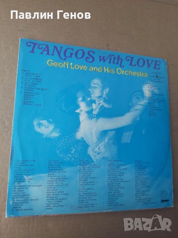 Грамофонна плоча Geoff Love And His Orchestra* – Tangos With Love , Танго, снимка 3 - Грамофонни плочи - 41539027