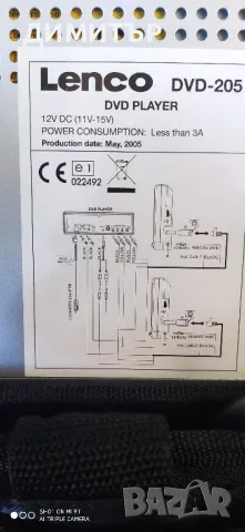 lenco dvd 205 за автомобил + два монитора, снимка 10 - Аудиосистеми - 49881711