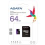 Adata Premier Micro SDXC карта памет 64GB UHS-I Class 10 + SD Adapter, снимка 1 - Карти памет - 41826234