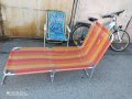 шезлонг на колела + сенник, сгъваем стол за плаж на колела , снимка 9