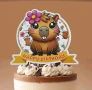 15 бр Капибара Capybara картонени топери топер за торта мъфини, снимка 3
