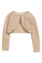 Болеро H&M в цвят злато 3-4 години, снимка 1 - Детски пуловери и жилетки - 36235284