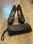 Обувки с ток + Клъч чанта, снимка 1
