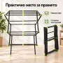 Сгъваем многоетажен Сушилник за дрехи, снимка 3