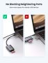 UGREEN Type C, 2 в 1 четец на SD/Micro SD карти, за TF SD Micro SD SDXC SDHC MMC RS-MMC Micro SDXC U, снимка 8