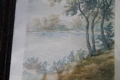 Стара картина акварел Петров, снимка 8
