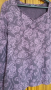 Блуза бордо на цветя, снимка 8