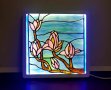 Светещо пано - художествено стъкло, витраж, снимка 1 - Лампи за стена - 41417817
