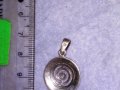 КРАСИВО АЖУРНО СРЕБЪРНО АРТ МЕДАЛЬОНЧЕ СРЕБРО 925 ПЕНДАНТ ВИСУЛКА 38426, снимка 12