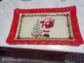 Стъклена панера Дядо Мраз 25х15см, снимка 1