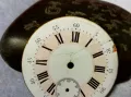 ПОРЦЕЛАНОВ ЦИФЕРБЛАТ с РИМСКИ ЦИФРИ на ЧАСОВЕТЕ и АРАБСКИ СЕКУНДАРНИК от СТАР ДЖОБЕН ЧАСОВНИК 49701, снимка 5