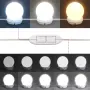 vidaXL Тоалетка с LED, дъб сонома, 80x41x134,5 см, снимка 10