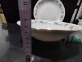 Стар порцелан Чехословакия купа и плато , снимка 8