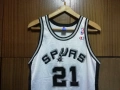 San Antonio Spurs #21 Tim Duncan Champion 90s vintage оригинален потник NBA, снимка 4