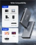 GANA HDMI Switch 3-in-1 Out – HDMI превключвател с дистанционно, 4K@60Hz (сив), снимка 6