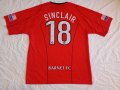 Барнет Англия 2004/05 оригинал футбол MATCH WORN тениска O'NEILLS фланелка с номер 18 DEAN SINCLAIR, снимка 1 - Футбол - 41887625