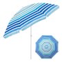 Син тюркоазен плажен чадър 2м с 2 халки, снимка 1