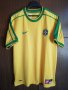 Brazil 1998/1999/2000 Nike оригинална тениска футболна фланелка Brasil Бразилия L, снимка 1 - Тениски - 41867838