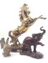 Лот сувенири с дефект - златен кон, риба, слон  