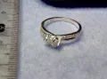 МАРКОВ ДИЗАЙНЕРСКИ СКЪПОЦЕНЕН ГОДЕЖЕН СРЕБЪРЕН ПРЪСТЕН РОДИРАНО СРЕБРО 925 с ИСКРЯЩИ ЦИРКОНИ 27105, снимка 6