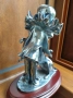 Прекрасна статуетка на клоун и куче,красота, височина 25см, тежи 980гр.ръчна работа , снимка 9