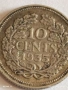Сребърна монета 10 цента 1935г. Недерландия Кралица Вилхелмина за КОЛЕКЦИЯ 29924, снимка 3