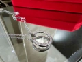 CARTIER Nail Juste un Clou Silver Paved Diamonds Дамско Колие Пирон, снимка 1