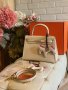 чанта Ермес Кели 25*HERMES KELLY 25 CRAIE EPSOM GOLD HARDWARE , снимка 1