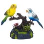 Пластмасова играчка, Музикални папагали кацнали на дръвче

, снимка 1 - Фигурки - 42210705