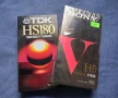 Два Броя Нови Видеокасети VHS TDK SONY / Неразпечатани, снимка 1
